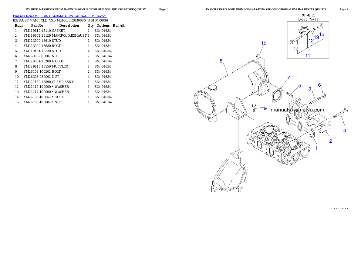 Protected: 3D82AE-6BM-DA S/N 04634-UP Partsbook