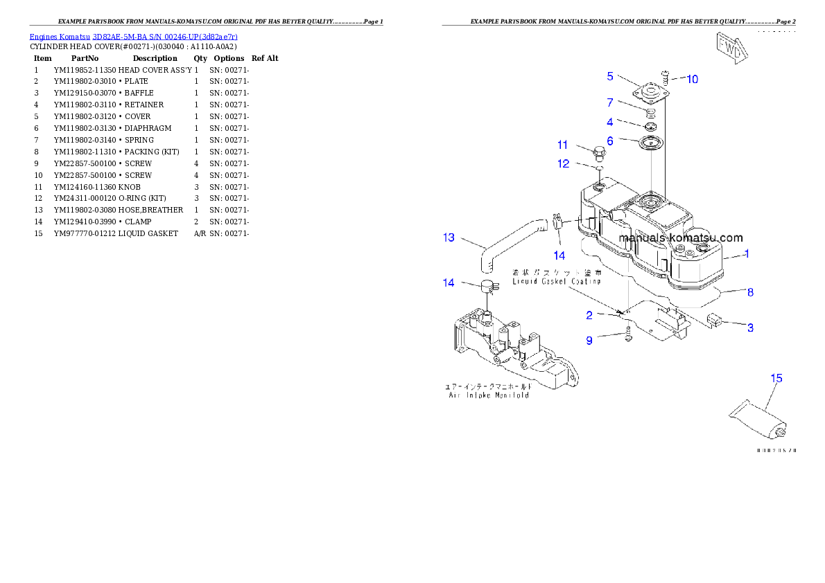 Protected: 3D82AE-5M-BA S/N 00246-UP Partsbook