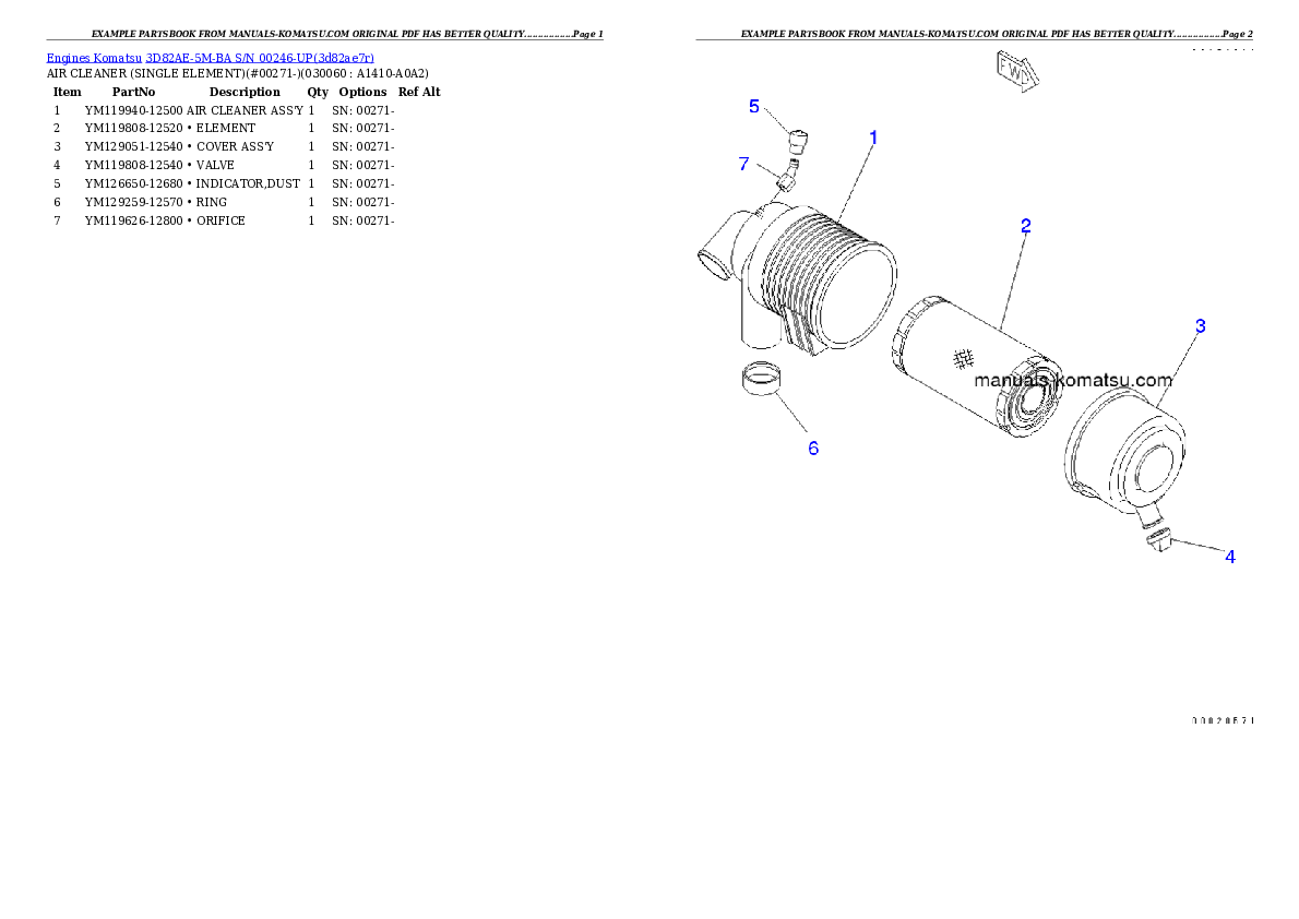 Protected: 3D82AE-5M-BA S/N 00246-UP Partsbook