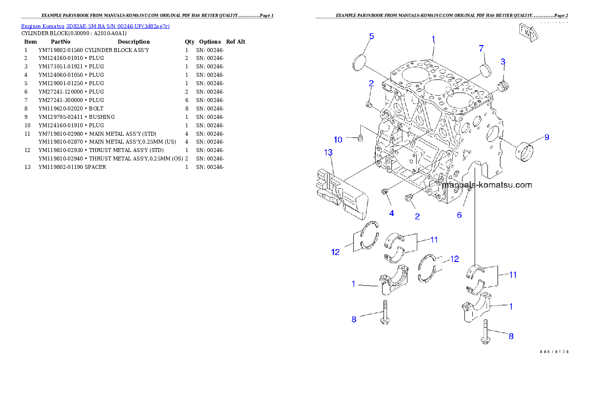 Protected: 3D82AE-5M-BA S/N 00246-UP Partsbook