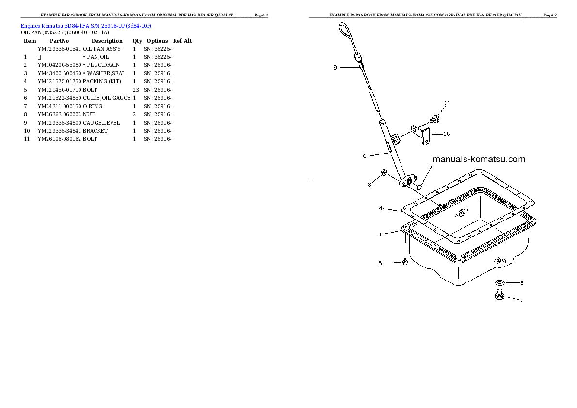 Protected: 3D84-1FA S/N 25916-UP Partsbook