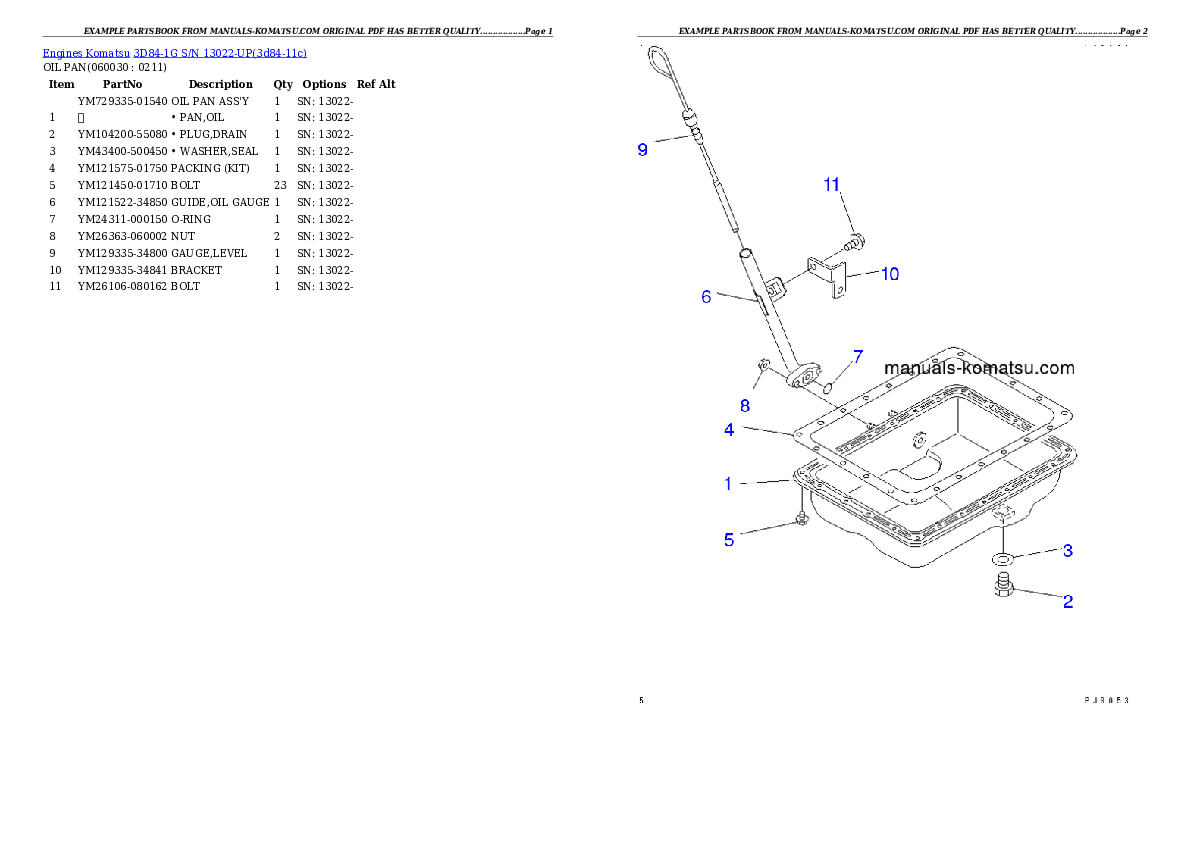Protected: 3D84-1G S/N 13022-UP Partsbook