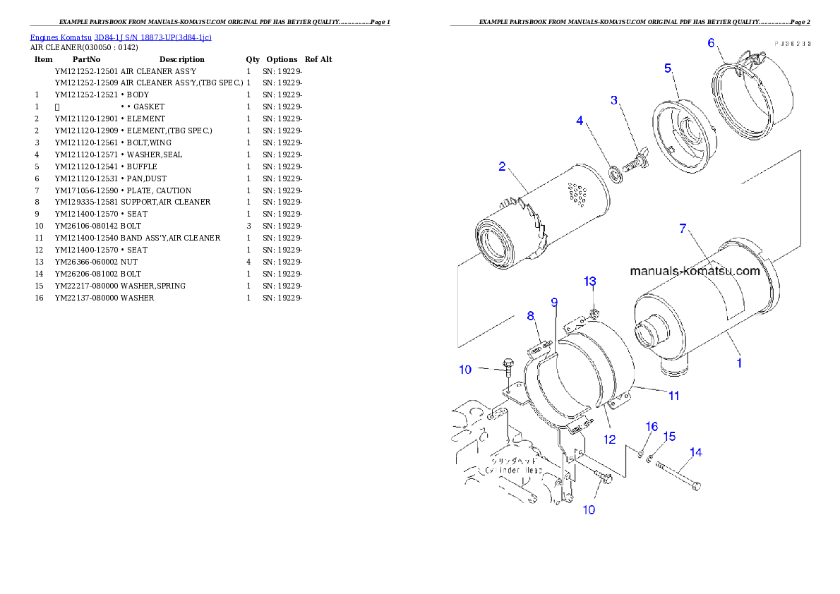 Protected: 3D84-1J S/N 18873-UP Partsbook