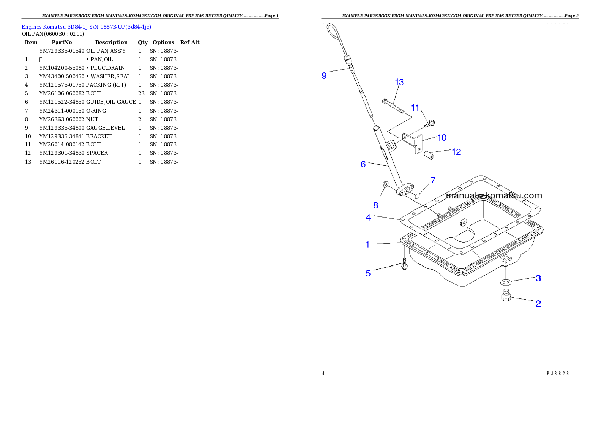 Protected: 3D84-1J S/N 18873-UP Partsbook