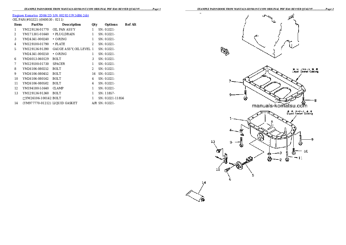Protected: 3D84-2D S/N 00292-UP Partsbook