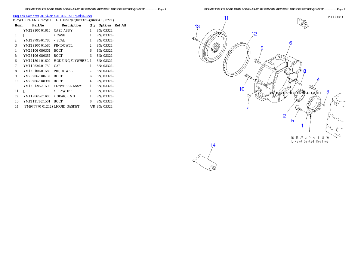 Protected: 3D84-2E S/N 00292-UP Partsbook