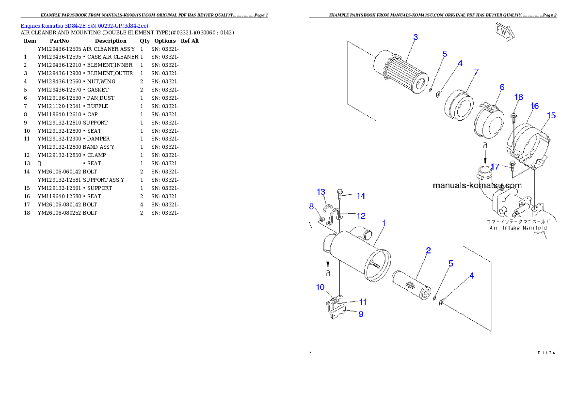 Protected: 3D84-2E S/N 00292-UP Partsbook
