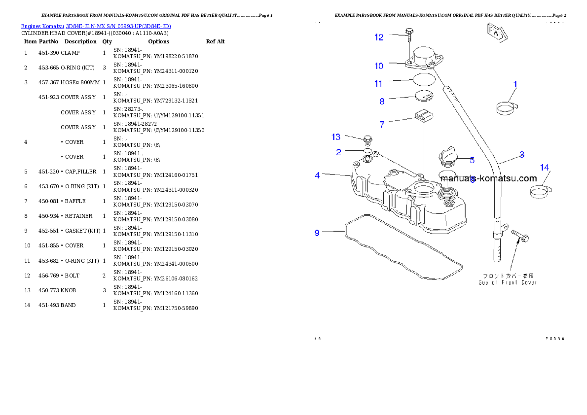 Protected: 3D84E-3LN-MX S/N 05993-UP Partsbook