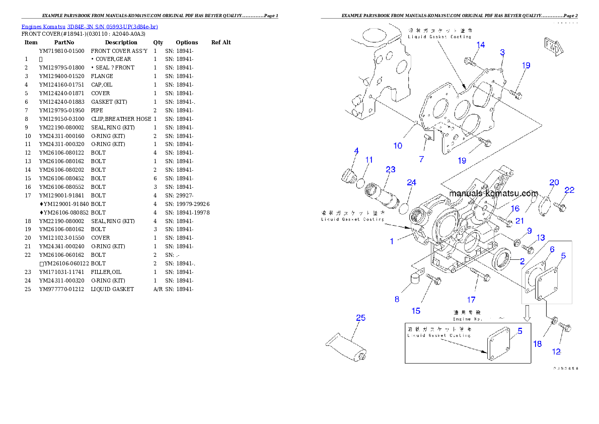 Protected: 3D84E-3N S/N 05993-UP Partsbook