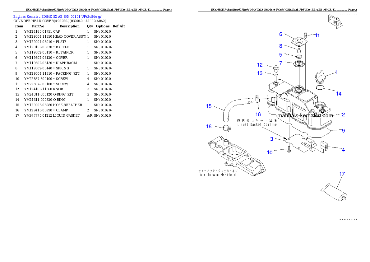 Protected: 3D84E-5X-AB S/N 00101-UP Partsbook
