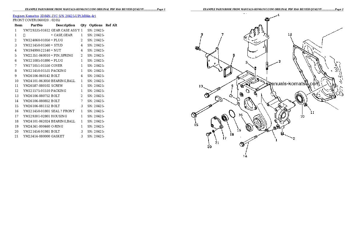 Protected: 3D84N-1YC S/N 20425-UP Partsbook