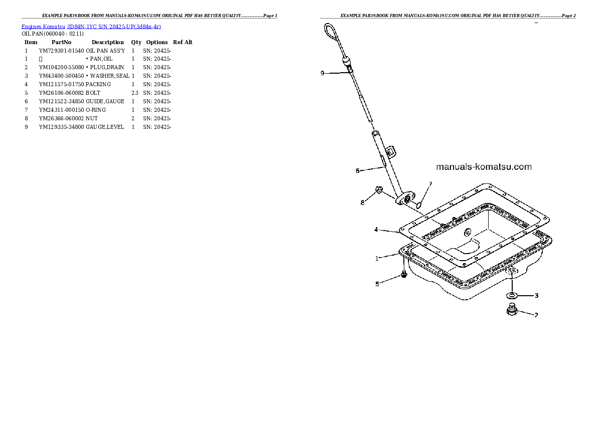 Protected: 3D84N-1YC S/N 20425-UP Partsbook