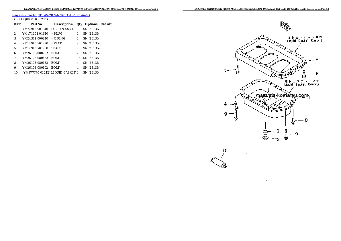 Protected: 3D84N-2B S/N 26135-UP Partsbook