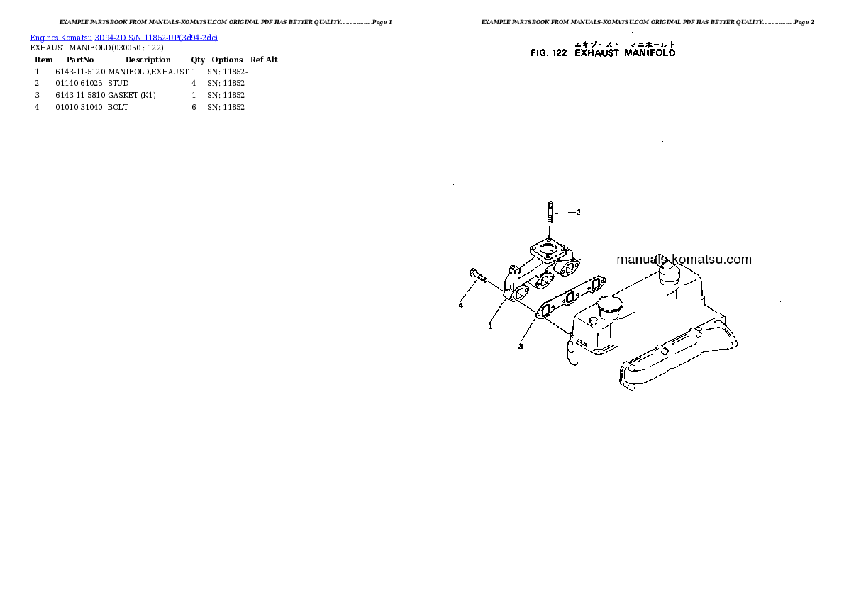 Protected: 3D94-2D S/N 11852-UP Partsbook