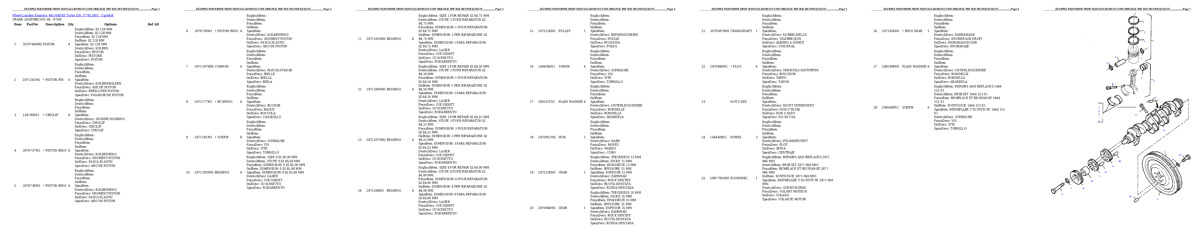 Protected: 44C/44D/DI Turbo S/N 377623001 – Up Partsbook