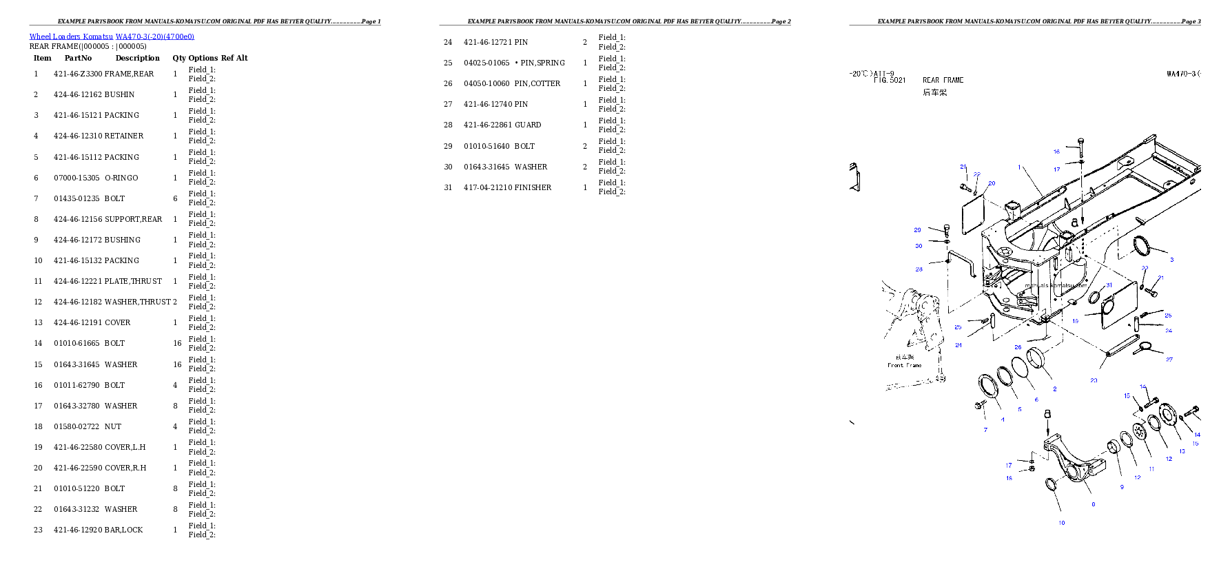 Protected: WA470-3(-20) Partsbook