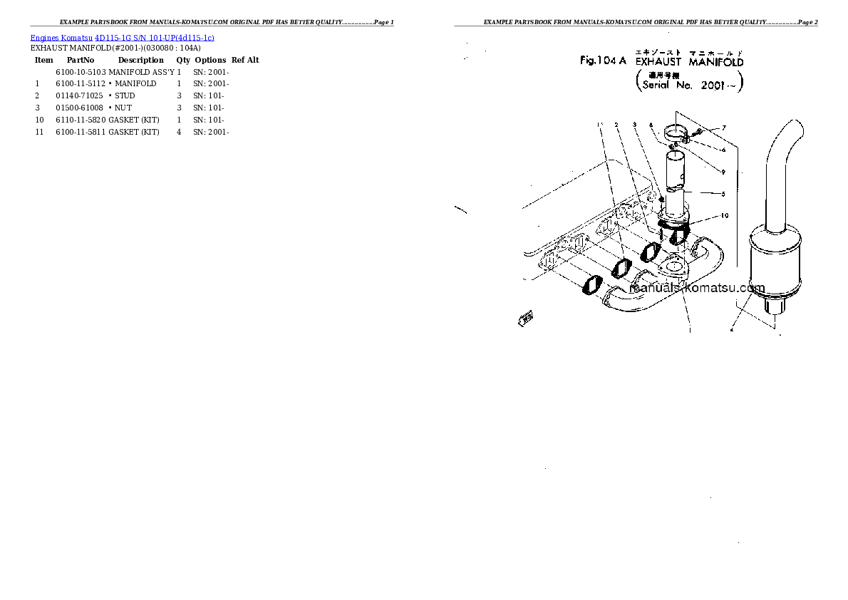 Protected: 4D115-1G S/N 101-UP Partsbook