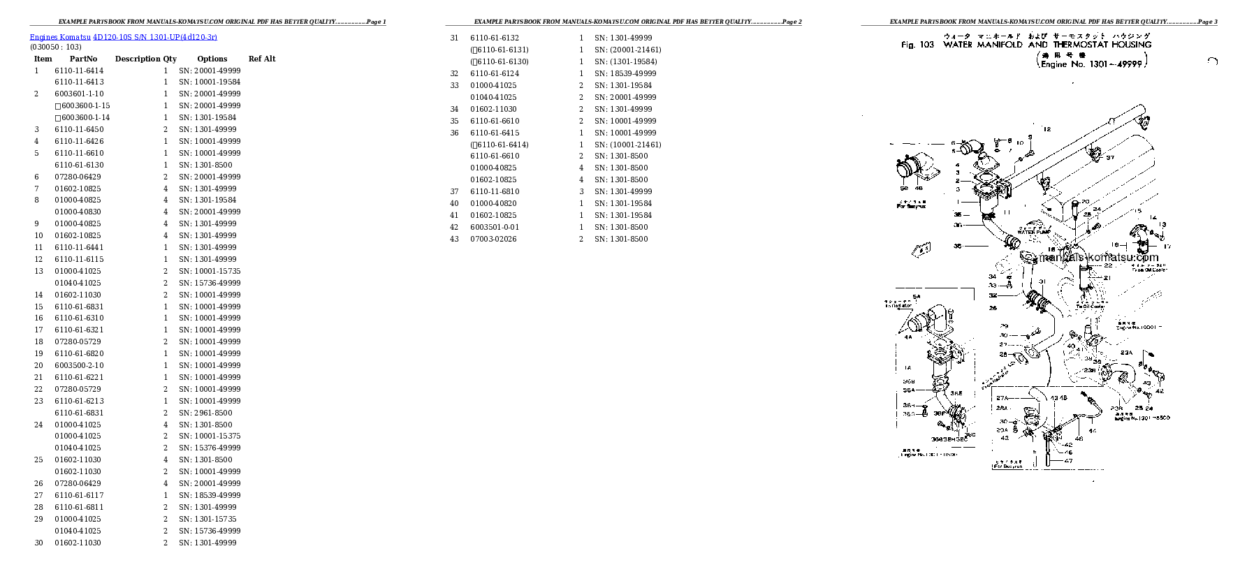 Protected: 4D120-10S S/N 1301-UP Partsbook