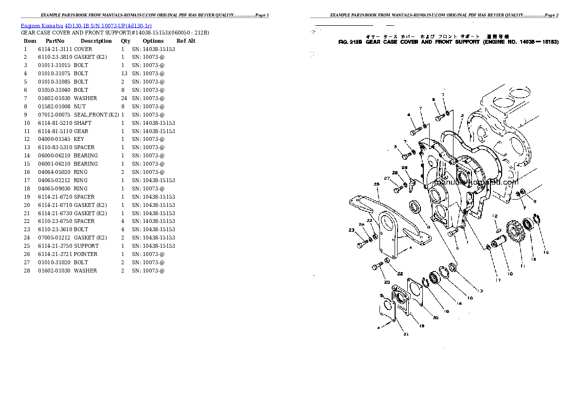 Protected: 4D130-1B S/N 10073-UP Partsbook