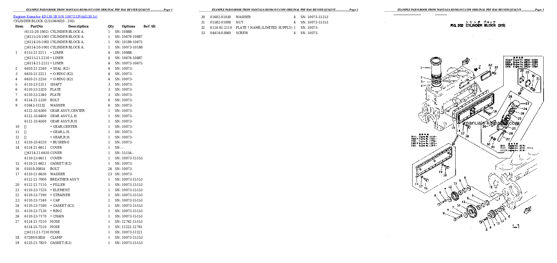 Protected: 4D130-1B S/N 10073-UP Partsbook