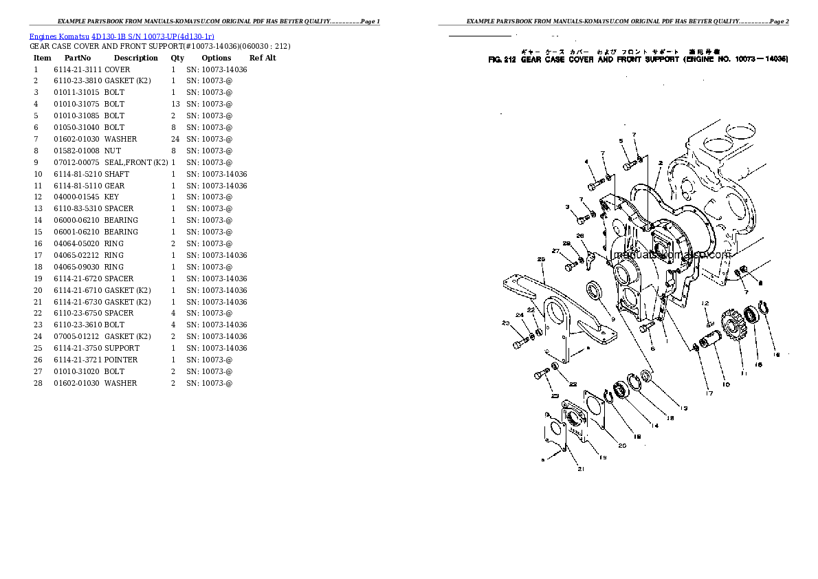 Protected: 4D130-1B S/N 10073-UP Partsbook
