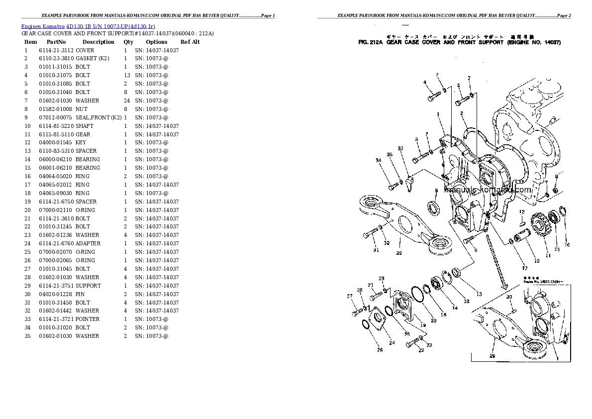 Protected: 4D130-1B S/N 10073-UP Partsbook