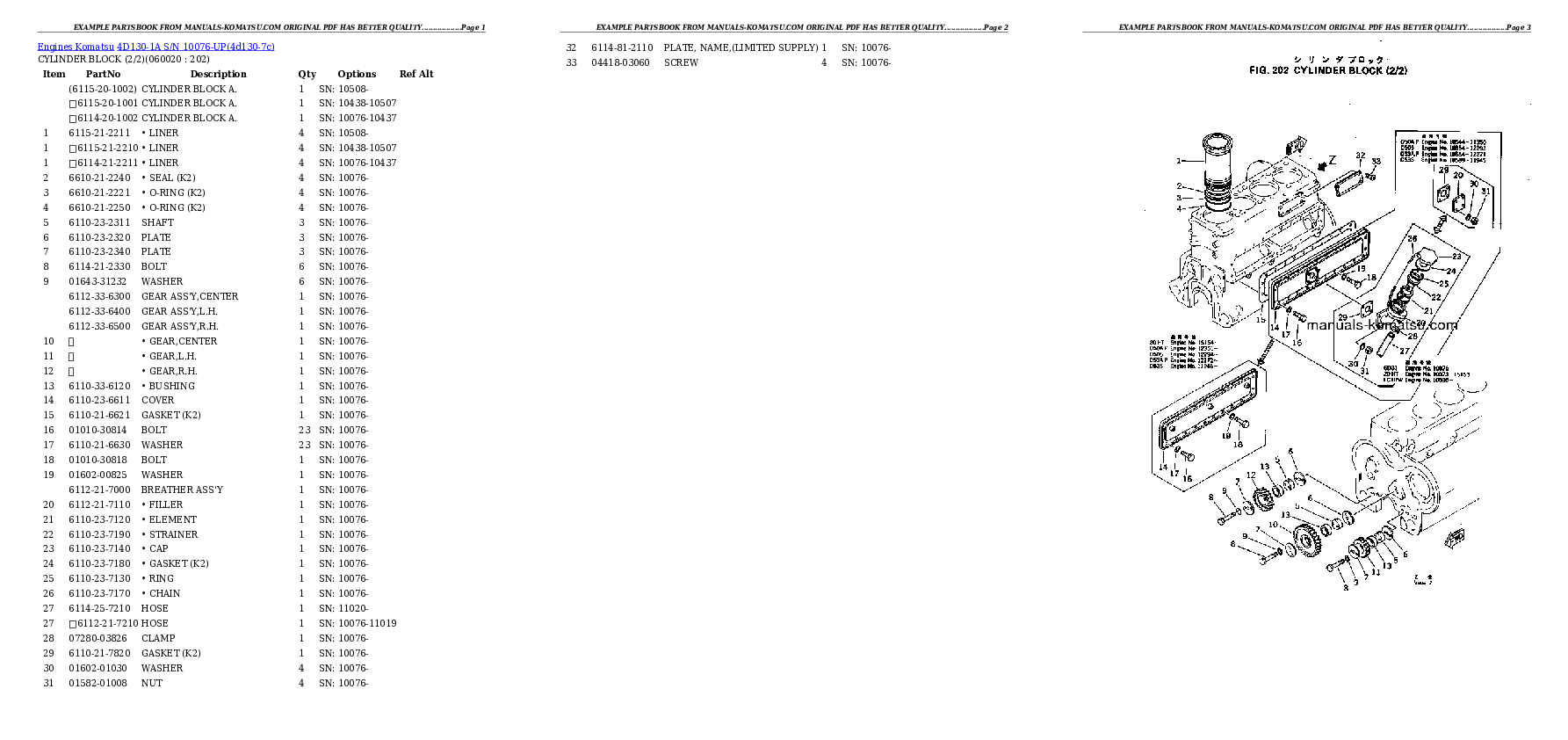 Protected: 4D130-1A S/N 10076-UP Partsbook