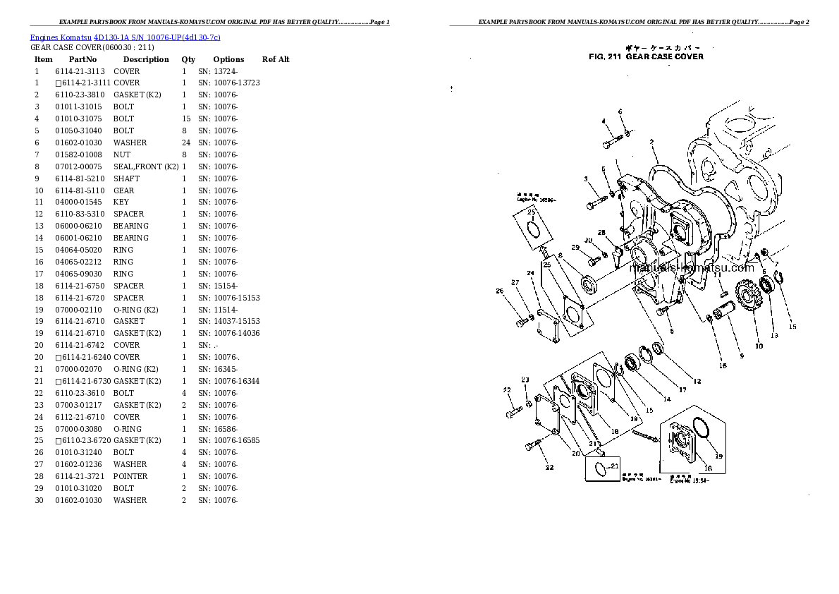 Protected: 4D130-1A S/N 10076-UP Partsbook