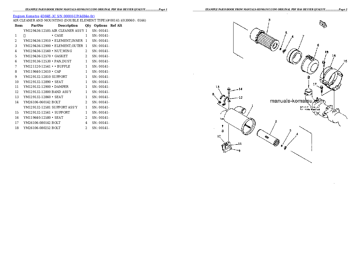 Protected: 4D84E-3C S/N 00000-UP Partsbook