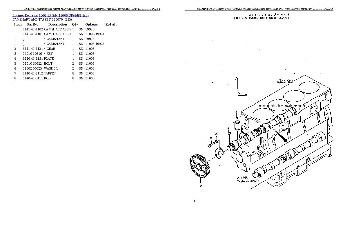 Protected: 4D92-1A S/N 11008-UP Partsbook