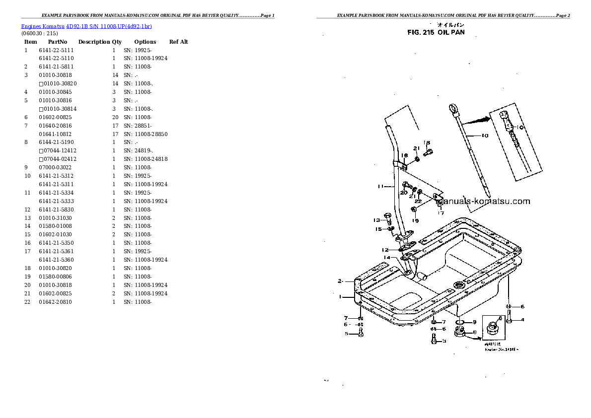 Protected: 4D92-1B S/N 11008-UP Partsbook