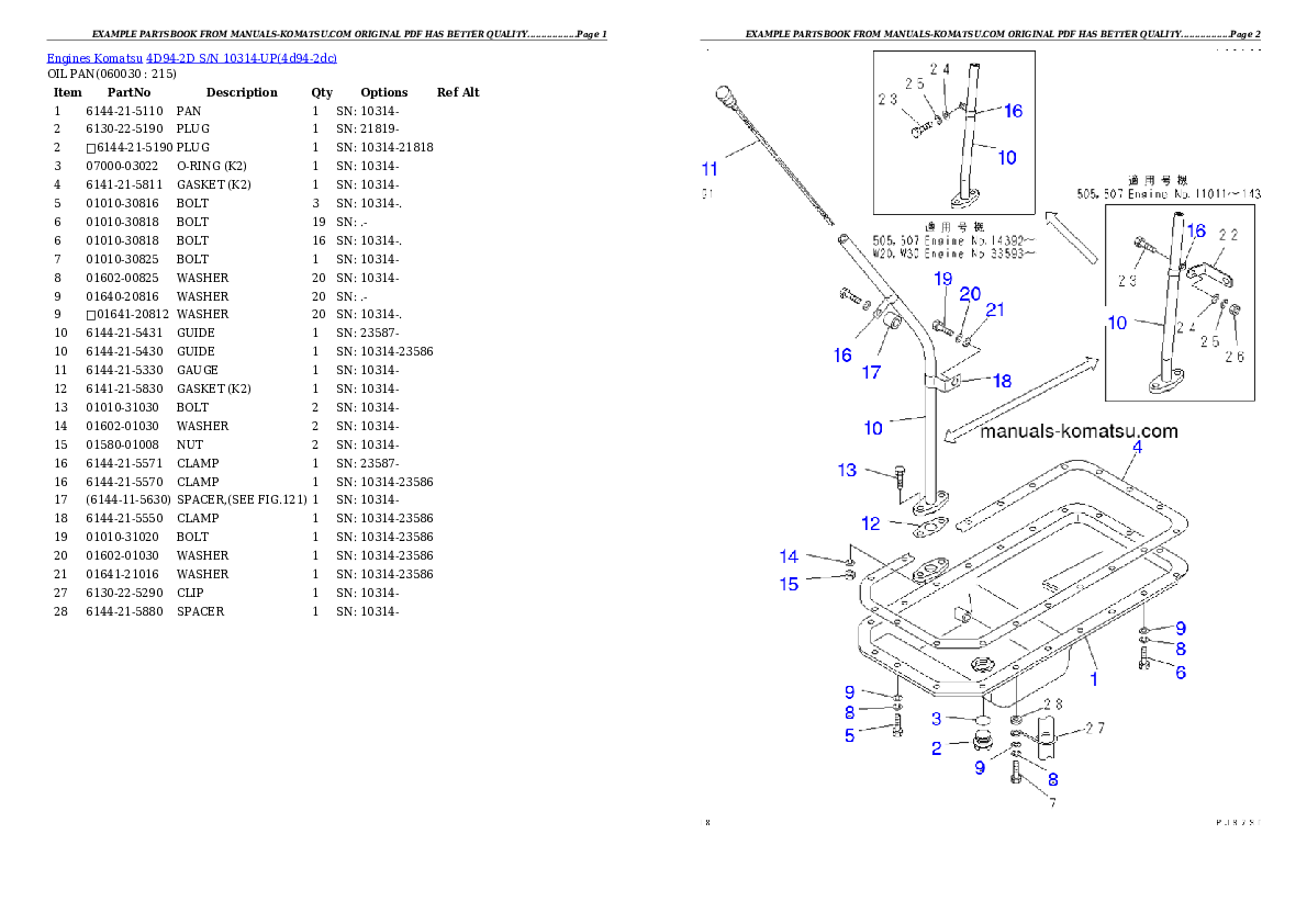 Protected: 4D94-2D S/N 10314-UP Partsbook
