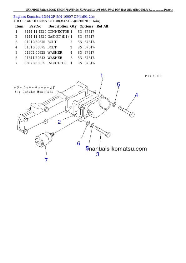 Protected: 4D94-2F S/N 10007-UP Partsbook