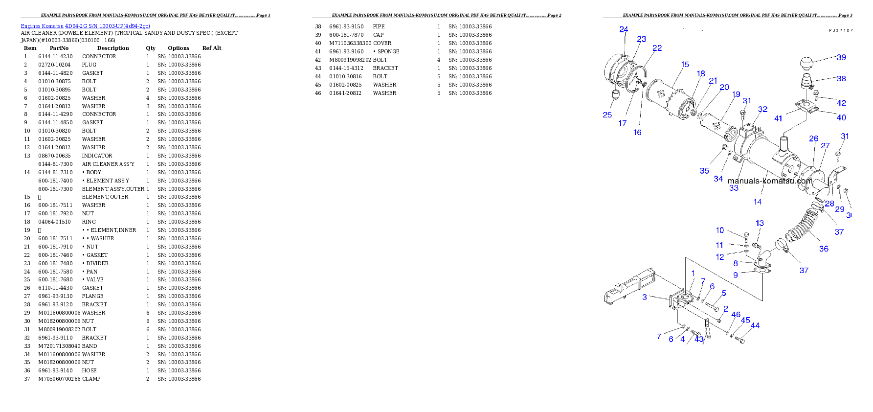 Protected: 4D94-2G S/N 10003-UP Partsbook