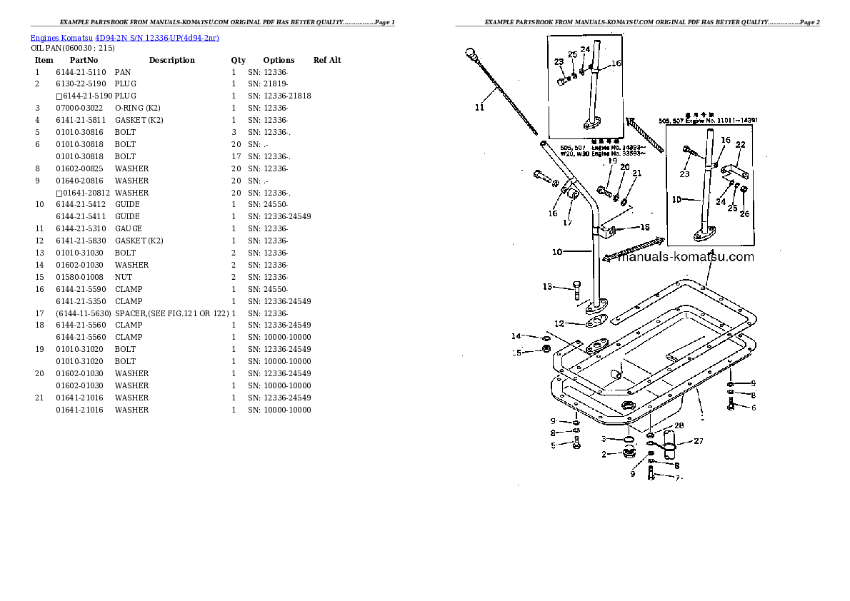 Protected: 4D94-2N S/N 12336-UP Partsbook