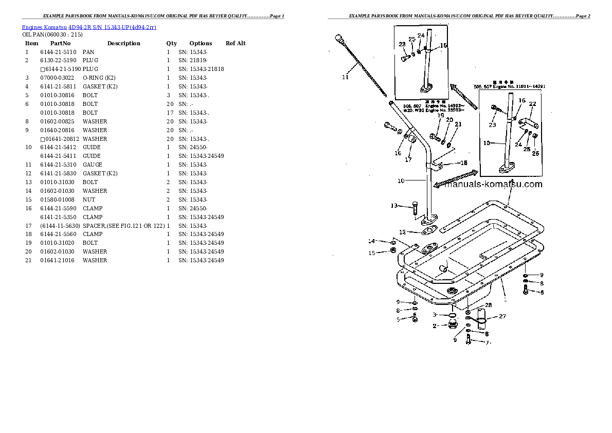 Protected: 4D94-2R S/N 15343-UP Partsbook