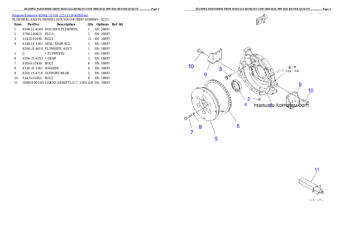 Protected: 4D95L-1J S/N 22213-UP Partsbook