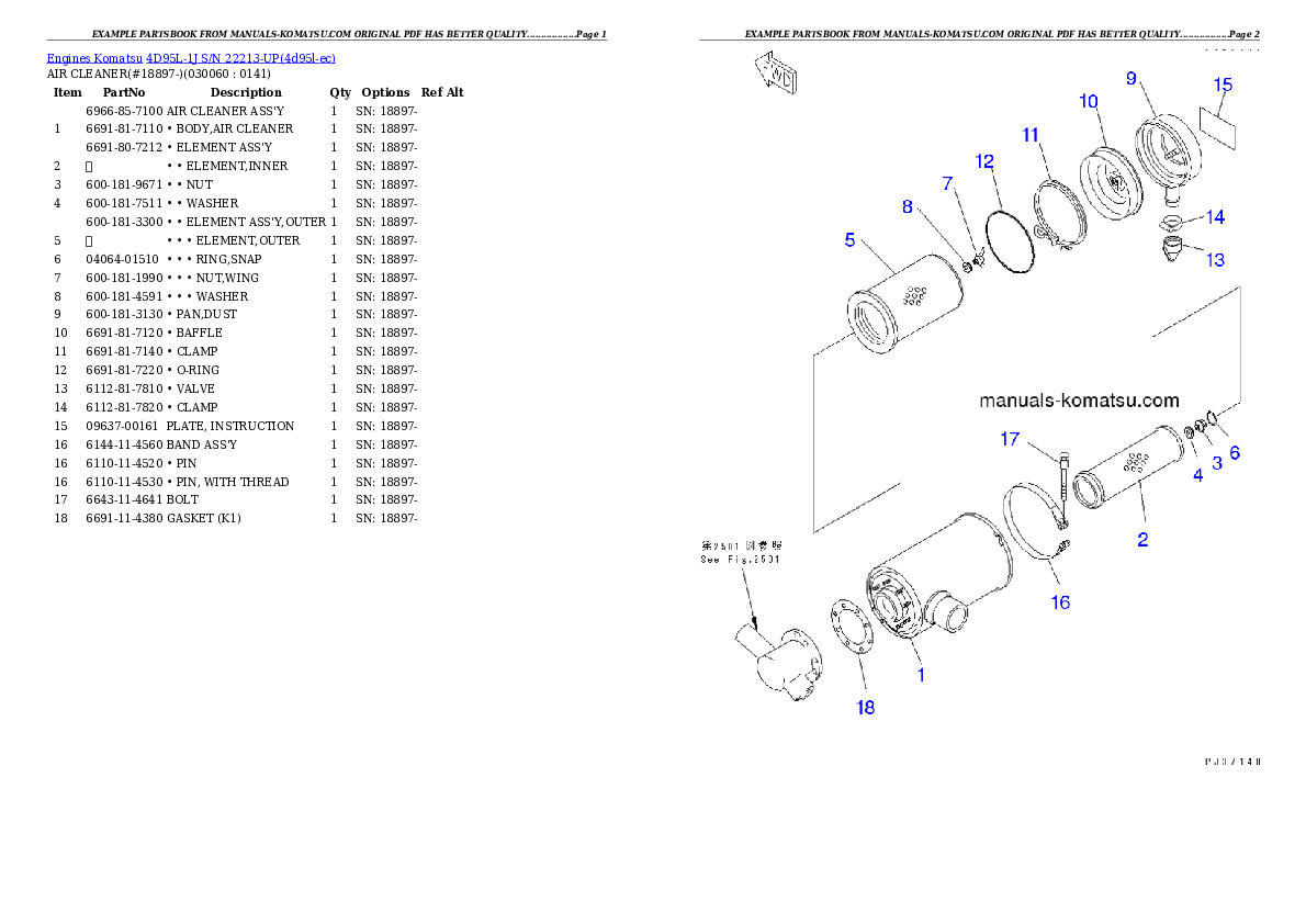 Protected: 4D95L-1J S/N 22213-UP Partsbook