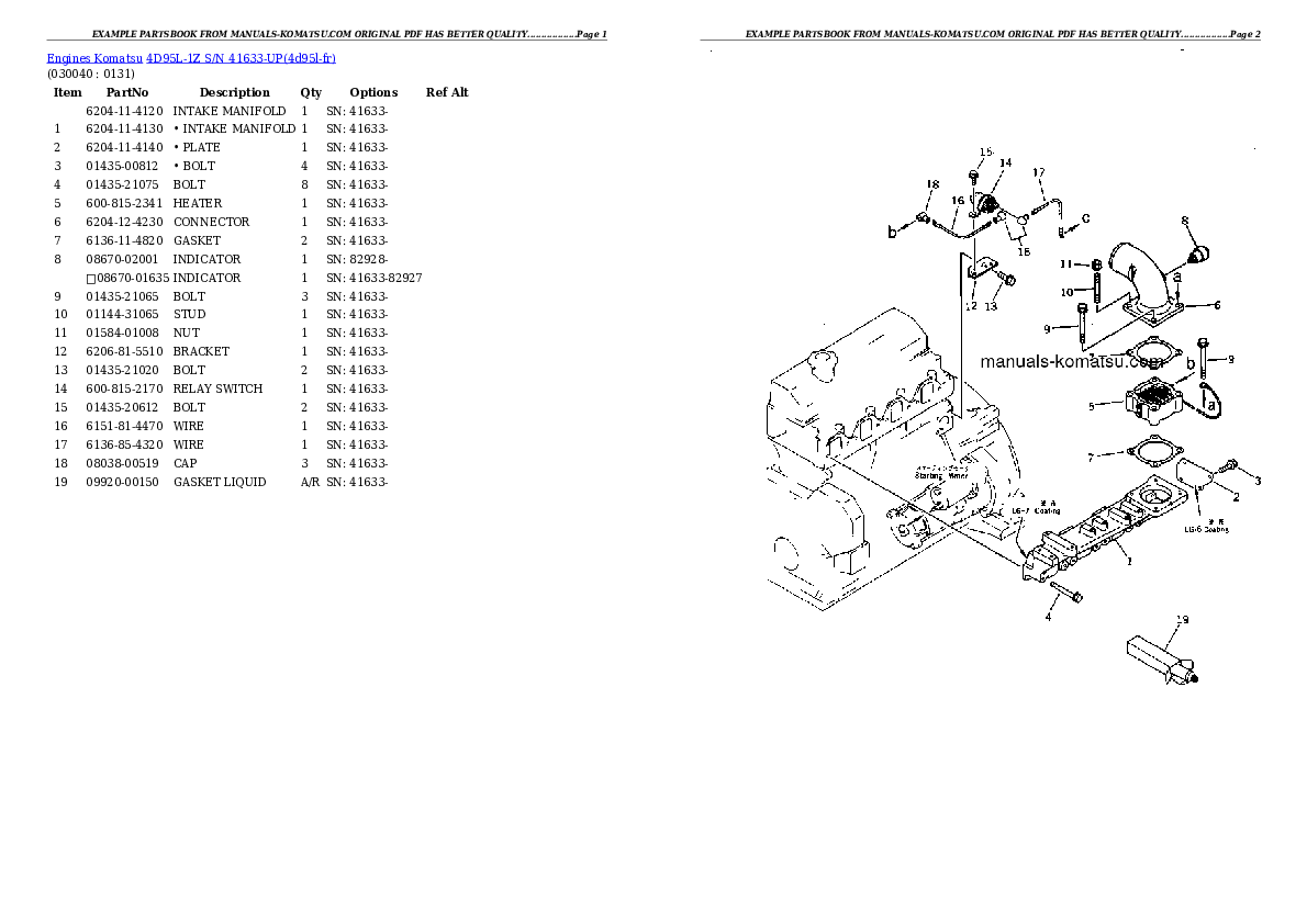 Protected: 4D95L-1Z S/N 41633-UP Partsbook