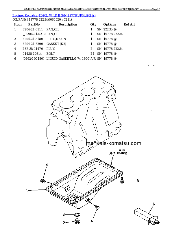 Protected: 4D95L-W-1D-B S/N 19778-UP Partsbook