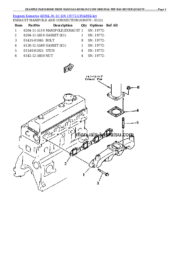 Protected: 4D95L-W-1C S/N 19772-UP Partsbook