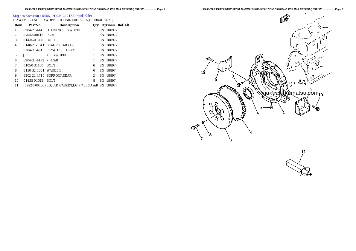 Protected: 4D95L-1H S/N 22213-UP Partsbook