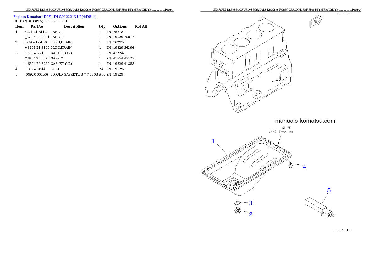 Protected: 4D95L-1H S/N 22213-UP Partsbook