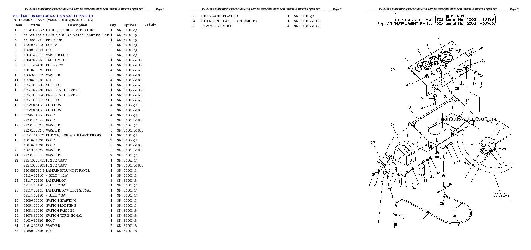 Protected: 507-1 S/N 50001-UP Partsbook