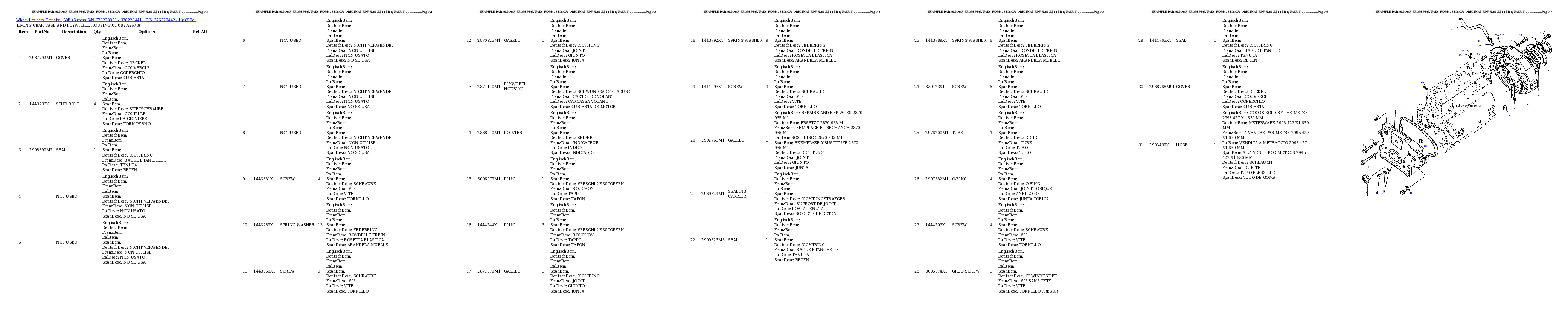 Protected: 50E (Super) S/N 376220051 – 376220441; (S/N 376220442 – Up) Partsbook