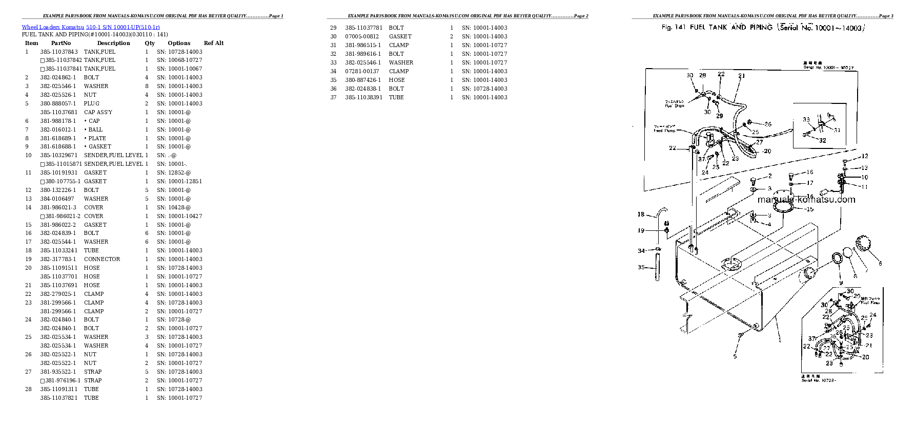Protected: 510-1 S/N 10001-UP Partsbook