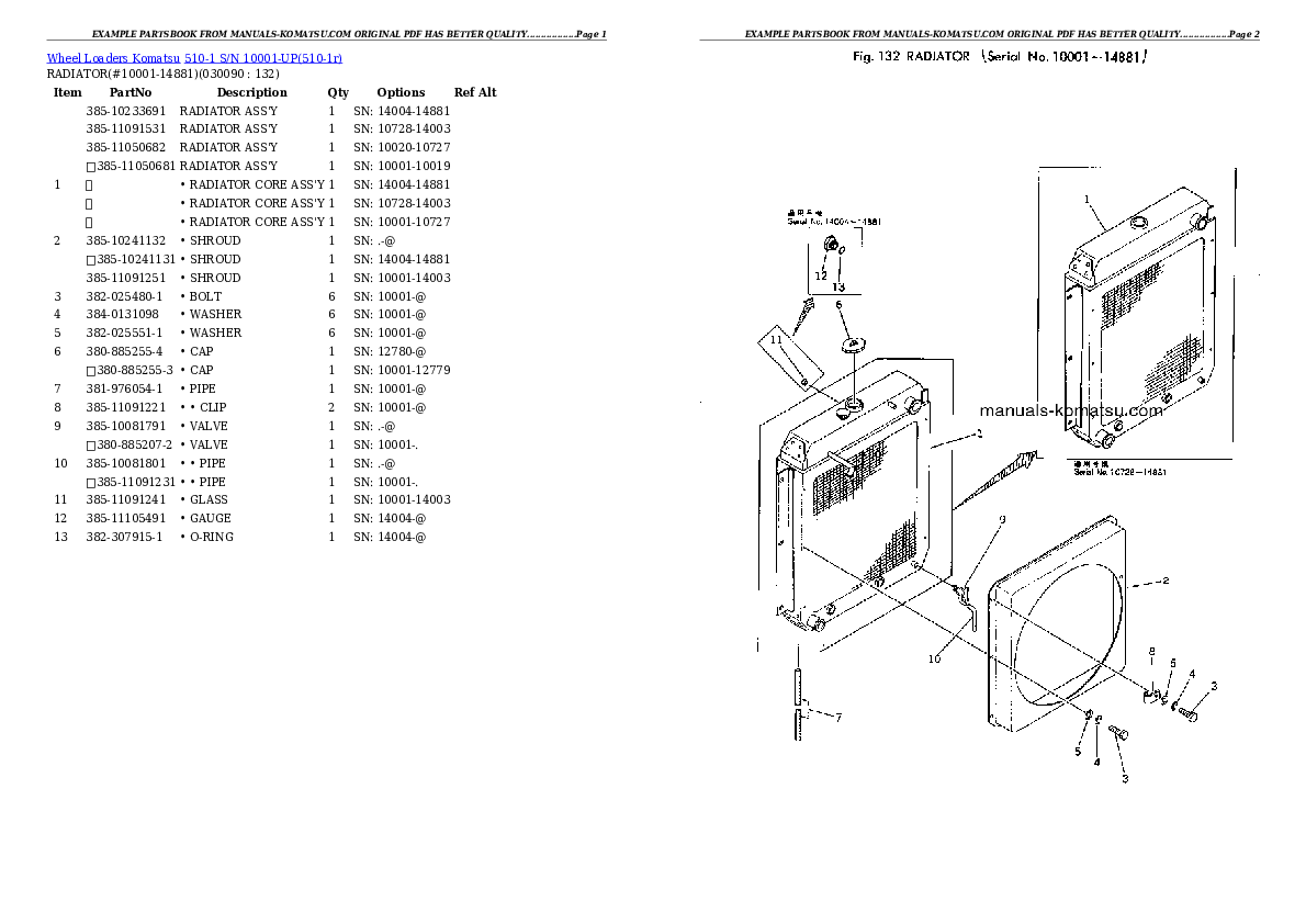 Protected: 510-1 S/N 10001-UP Partsbook