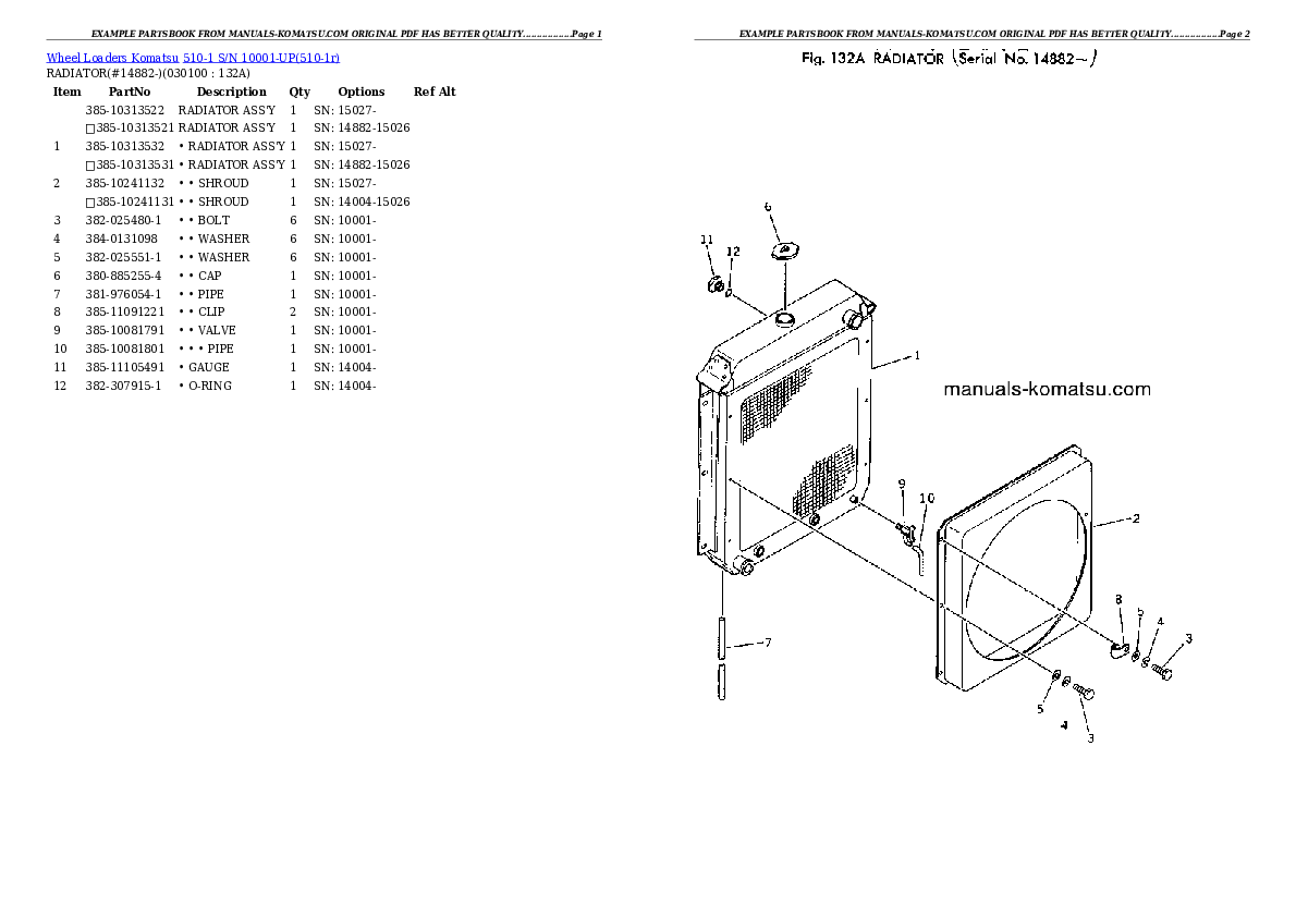Protected: 510-1 S/N 10001-UP Partsbook