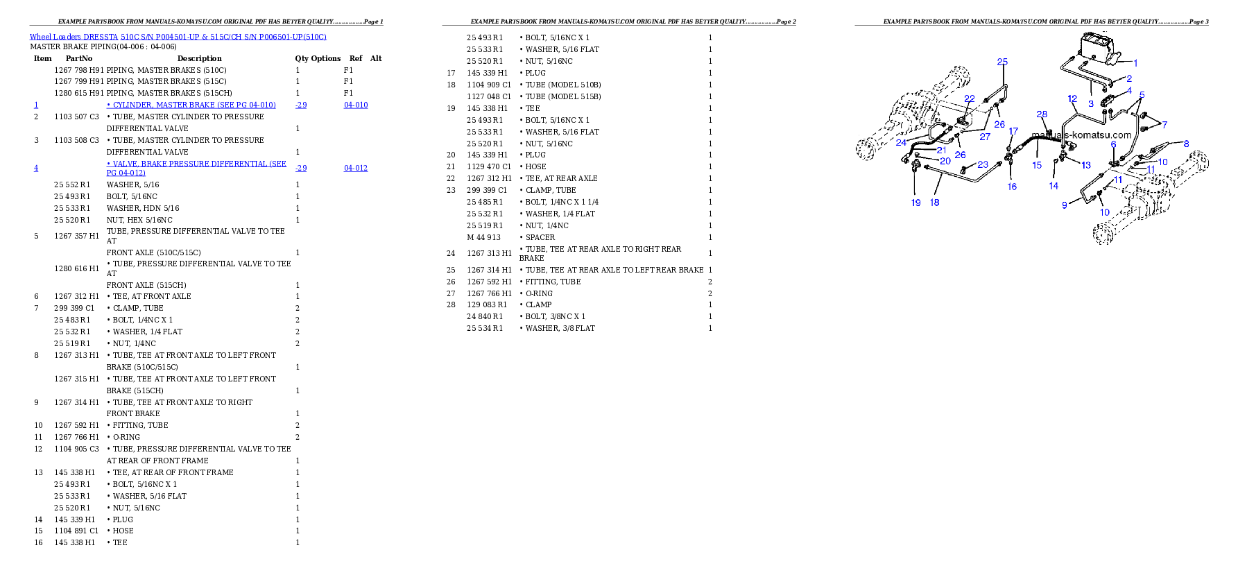 Protected: 510C S/N P004501-UP & 515C/CH S/N P006501-UP Partsbook