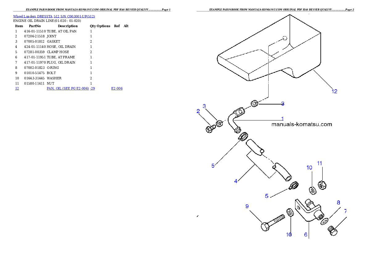 Protected: 512 S/N C003001-UP Partsbook